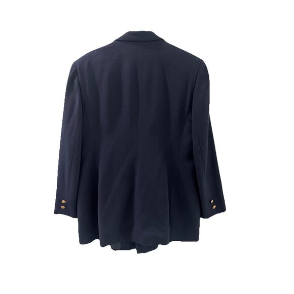 Vtg Ralph Lauren Polo Crested Logo 100% Worsted Wool Blazer, Sz 16 Made In USA - Picture 7 of 12